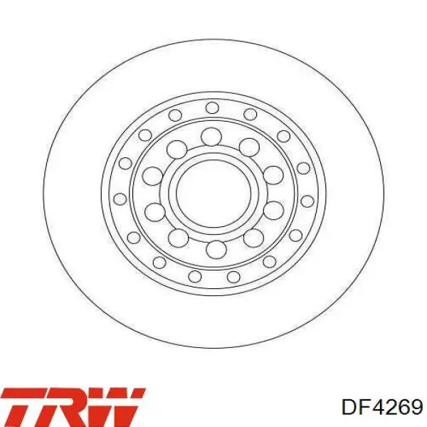  Disco de freno trasero para Volkswagen Phaeton 1 