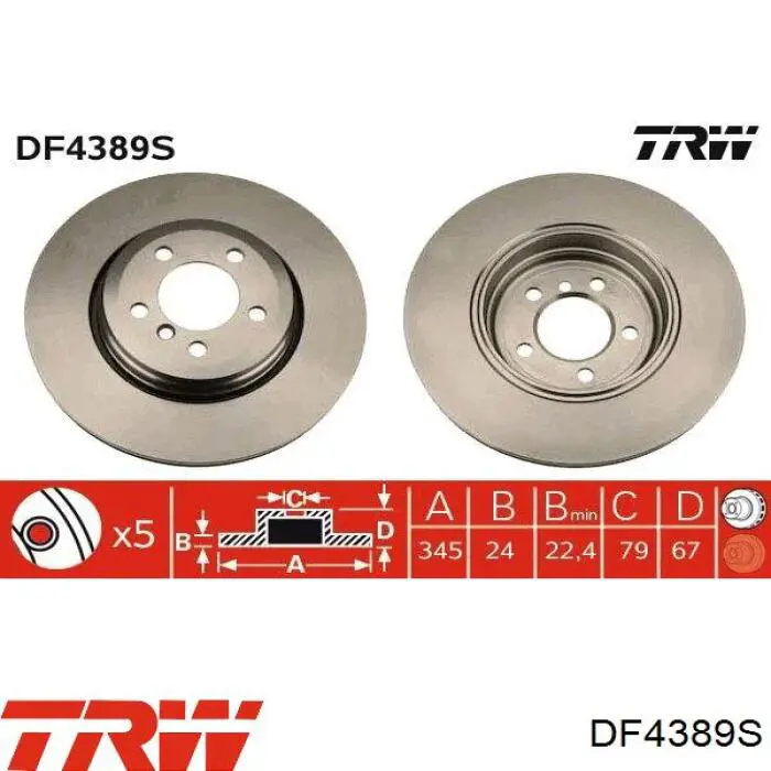 9935210 Brembo disco de freno trasero