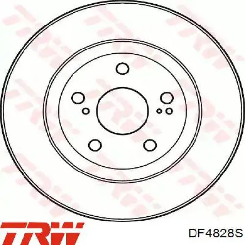 DF4828S TRW freno de disco delantero