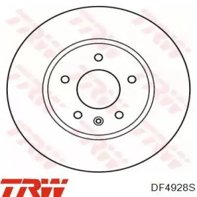 DF4928S TRW freno de disco delantero