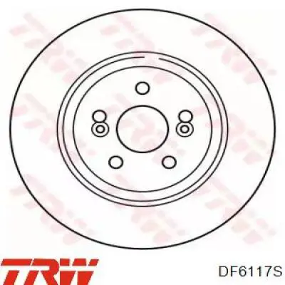 9890410 Brembo freno de disco delantero