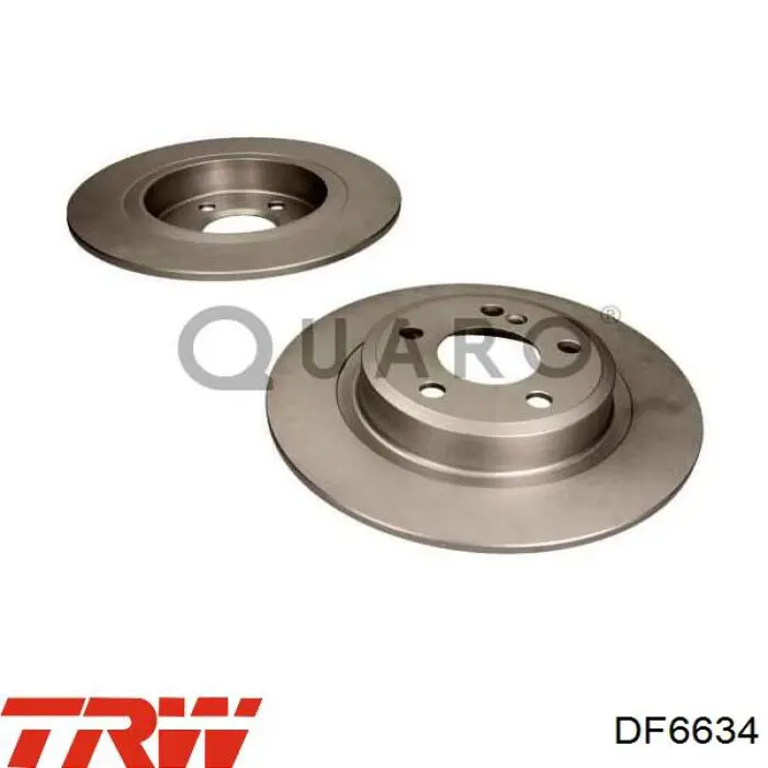  Disco de freno trasero para Mercedes A W176