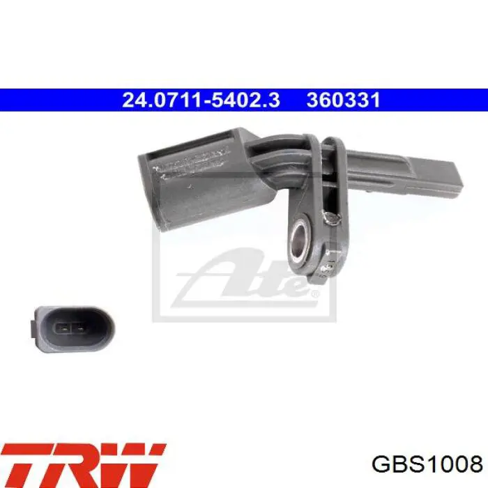 GBS1008 TRW sensor abs trasero derecho