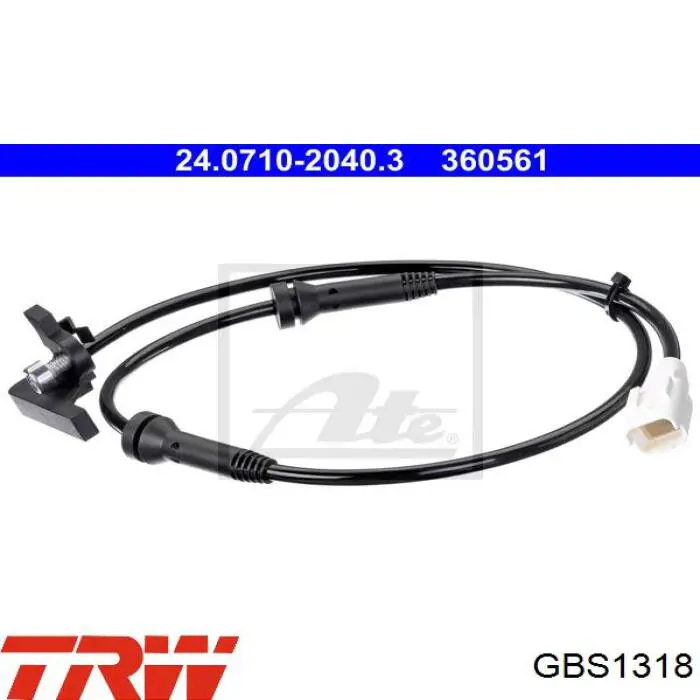 GBS1318 TRW sensor abs trasero