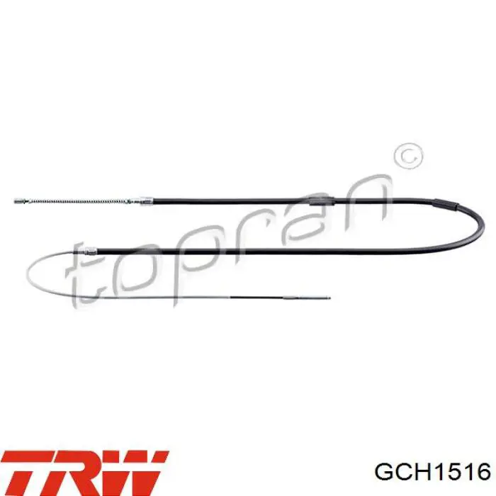 GCH1516 TRW cable de freno de mano trasero derecho/izquierdo