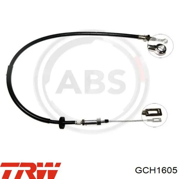 E074026 Peugeot/Citroen cable de freno de mano delantero