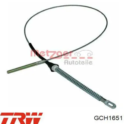  Cable de freno de mano trasero derecho para Opel Corsa 73, 78, 79