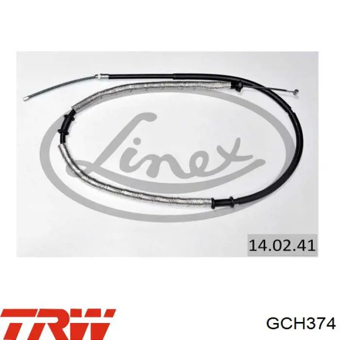  Cable de freno de mano trasero derecho para Fiat Doblo 1 