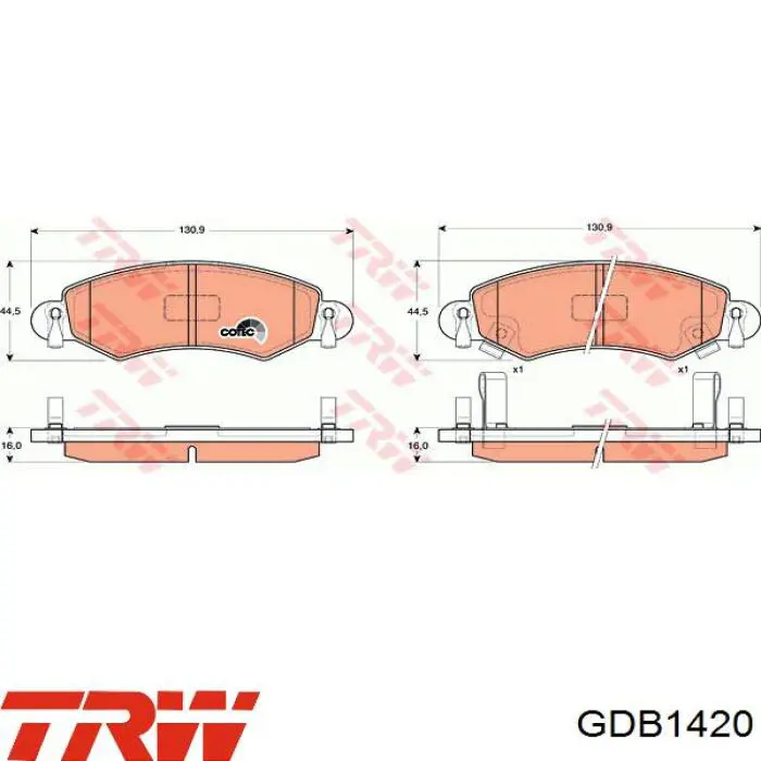 4706748 Opel pastillas de freno delanteras