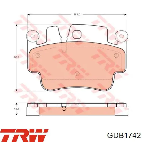 99635193930 Porsche pastillas de freno delanteras