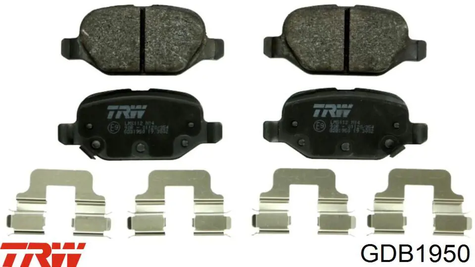  Pastillas de freno traseras para Fiat Panda 312, 519