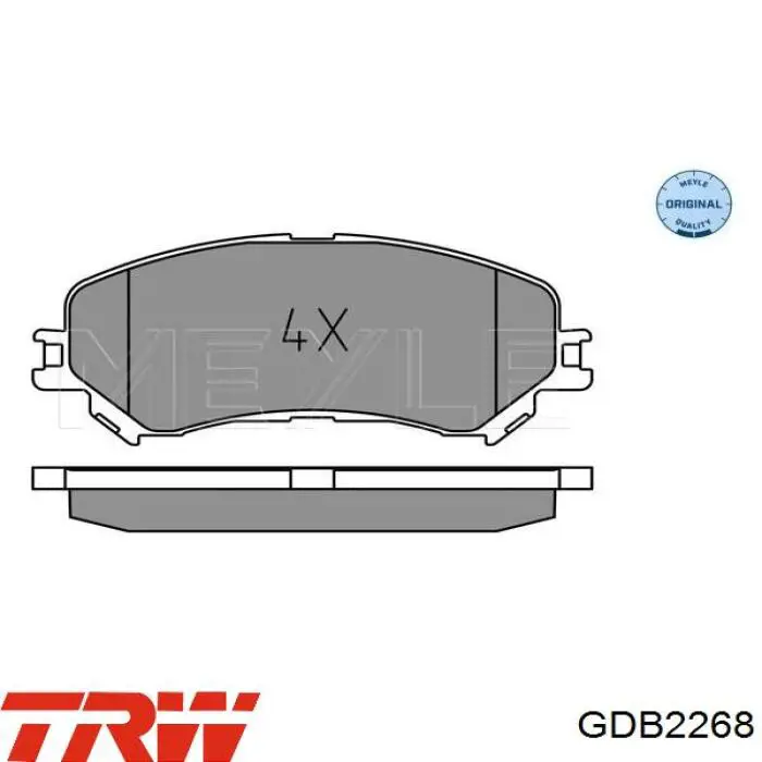  Pastillas de freno delanteras para Renault Scenic R9