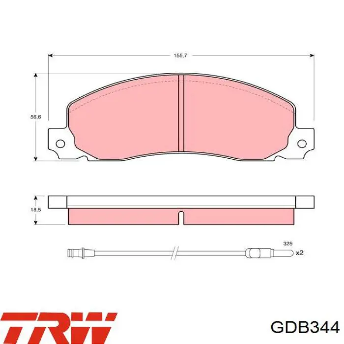  Pastillas de freno delanteras para Renault Trafic TXX