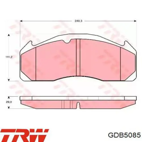 20768092 Volvo pastillas de freno delanteras