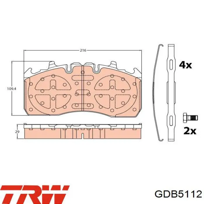 ST 29211PRO Rider pastillas de freno traseras