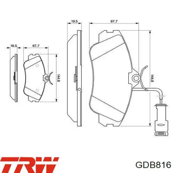  Pastillas de freno delanteras para Audi 90 89, 89Q, 8A, B3