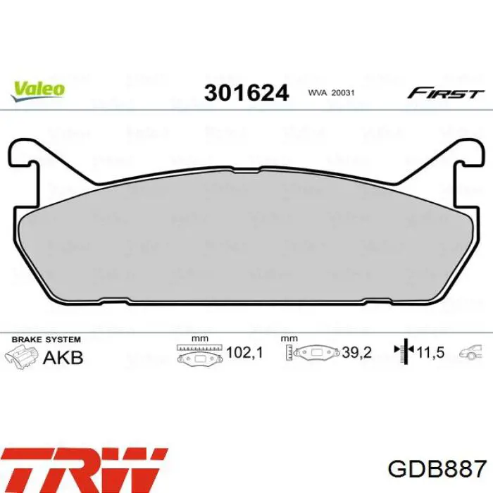  Pastillas de freno traseras para Suzuki Baleno EG