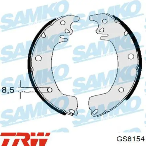 9109408 Peugeot/Citroen zapatas de frenos de tambor traseras