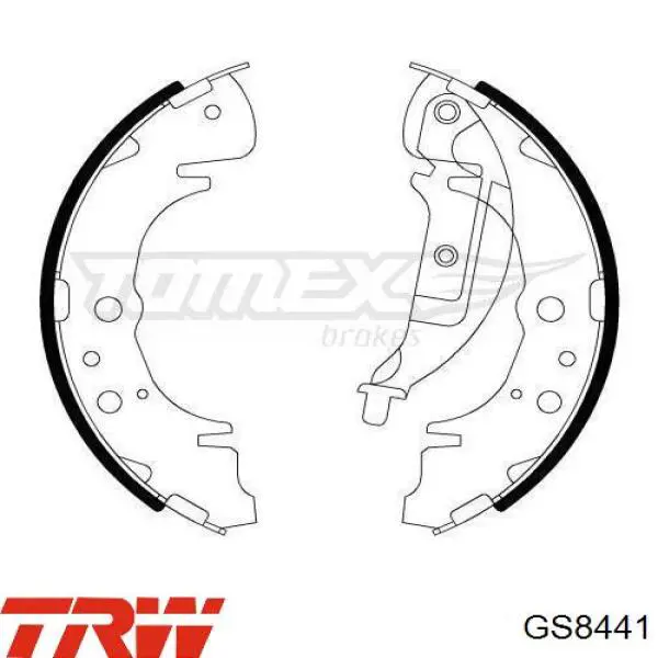 GS8441 TRW zapatas de frenos de tambor traseras