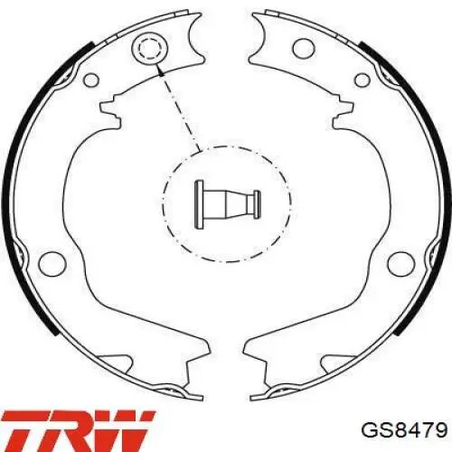 GS8479 TRW zapatas de frenos de tambor traseras