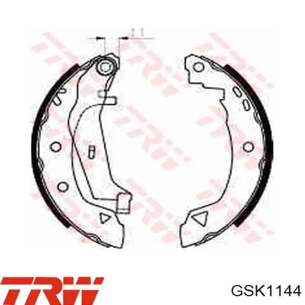 GSK1144 TRW zapatas de frenos de tambor traseras