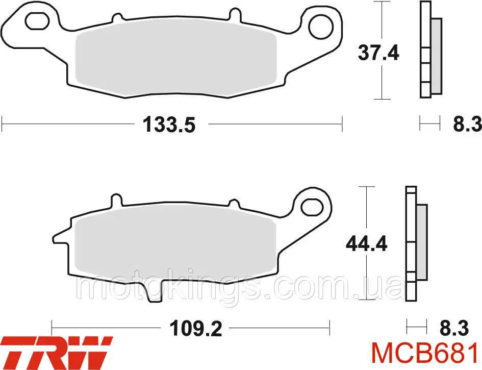 07KA18SA Brembo pastillas de freno delanteras