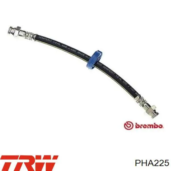  Tubo flexible de frenos trasero para Lancia Dedra 835