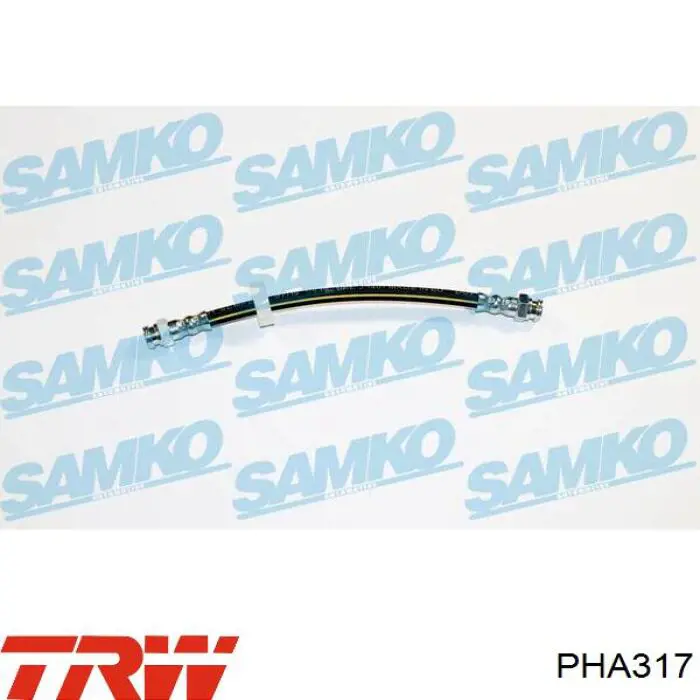 PHA317 TRW tubo flexible de frenos trasero