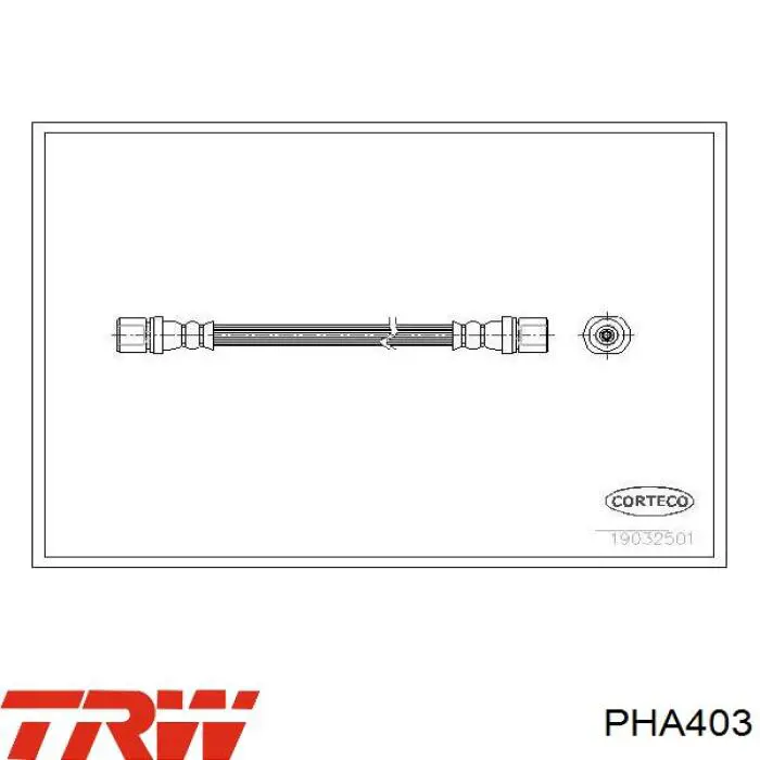  Tubo flexible de frenos trasero para Renault Vel Satis BJ0