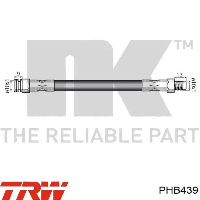  Tubo flexible de frenos trasero para Renault Espace 1 