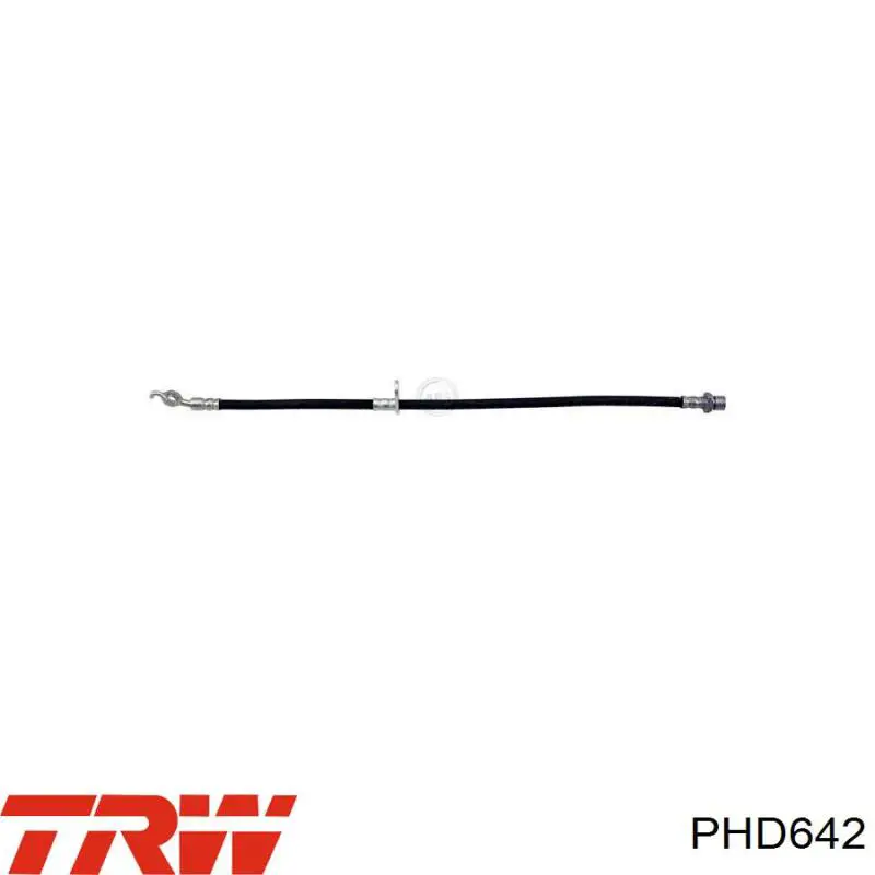 PHD642 TRW tubo flexible de frenos trasero derecho