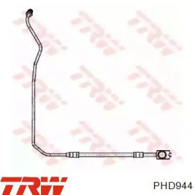 PHD944 TRW tubo flexible de frenos trasero derecho