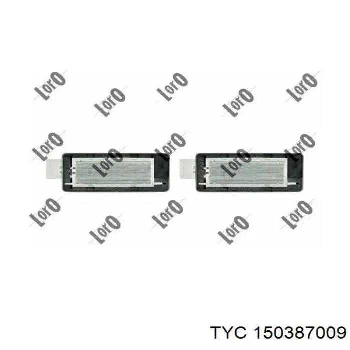  Piloto de matrícula para Renault Modus JP0