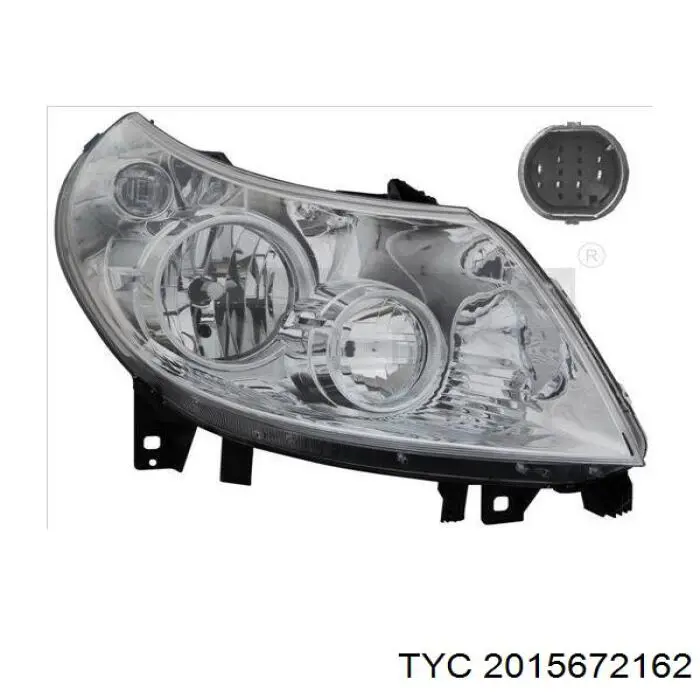 1612041480 Peugeot/Citroen faro izquierdo