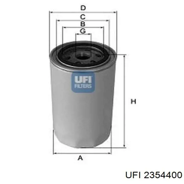 1160024 Fiat/Alfa/Lancia filtro de aceite