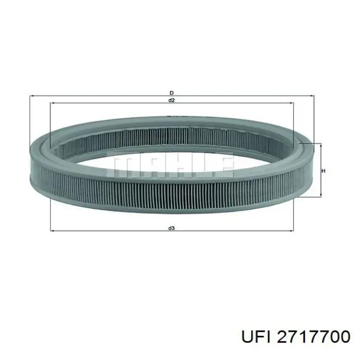 27.177.00 UFI filtro de aire