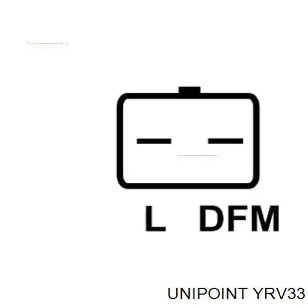 YR-V33 Unipoint regulador de rele del generador (rele de carga)