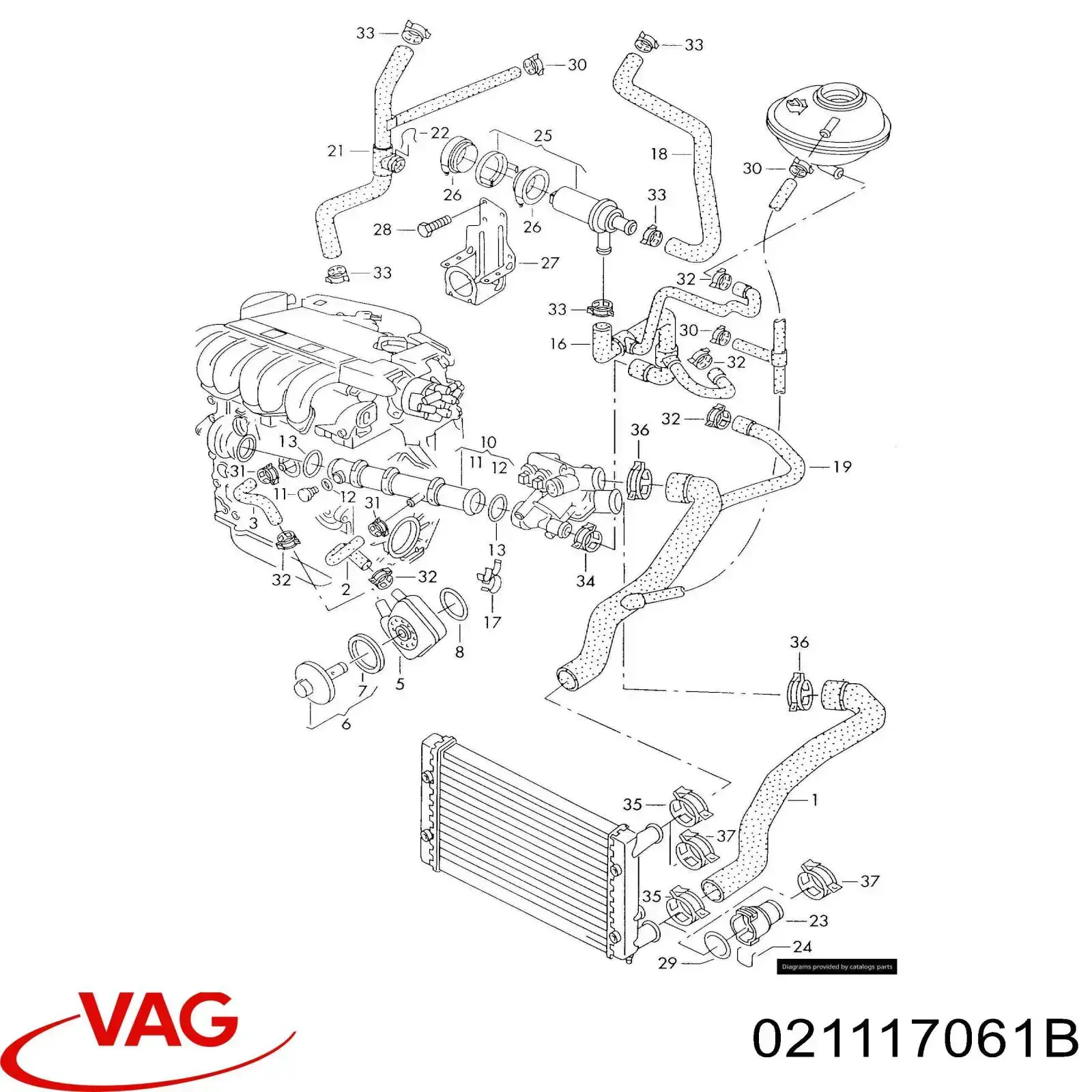  Tapa de filtro de aceite para Volkswagen Vento 1HX0