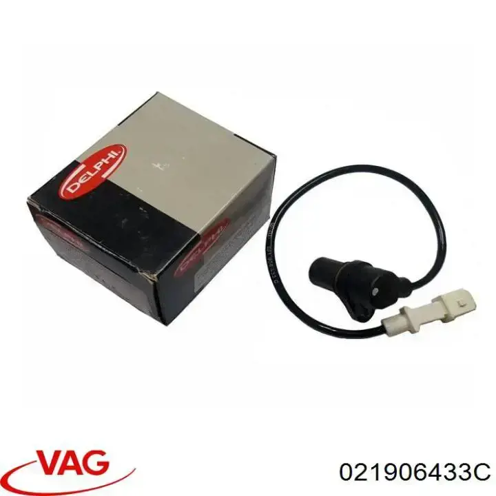 021906433C VAG sensor de posición del cigüeñal