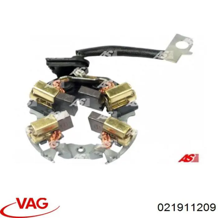 021911209 VAG soporte, escobillas de carbón, motor de arranque