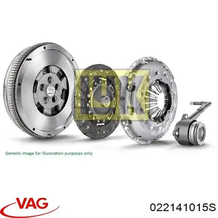 022141015S VAG kit de embrague (3 partes)