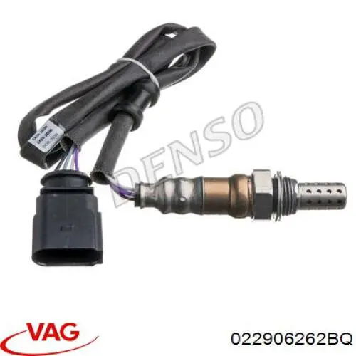 022906262BQ VAG sonda lambda, sensor de oxígeno despues del catalizador izquierdo