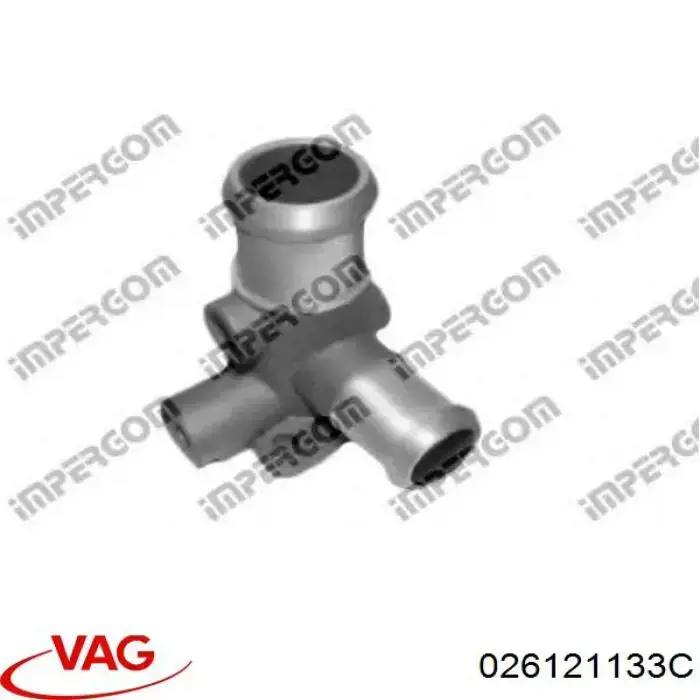 037121032G VAG brida del sistema de refrigeración (triple)