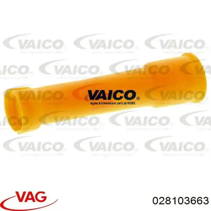 028103663 VAG embudo, varilla del aceite, motor