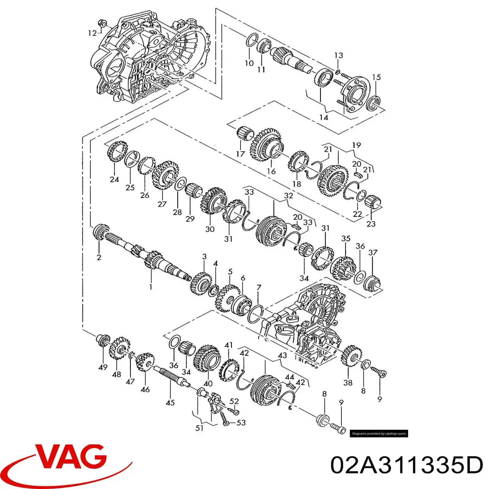 0A4311335A VAG tornillo de culata