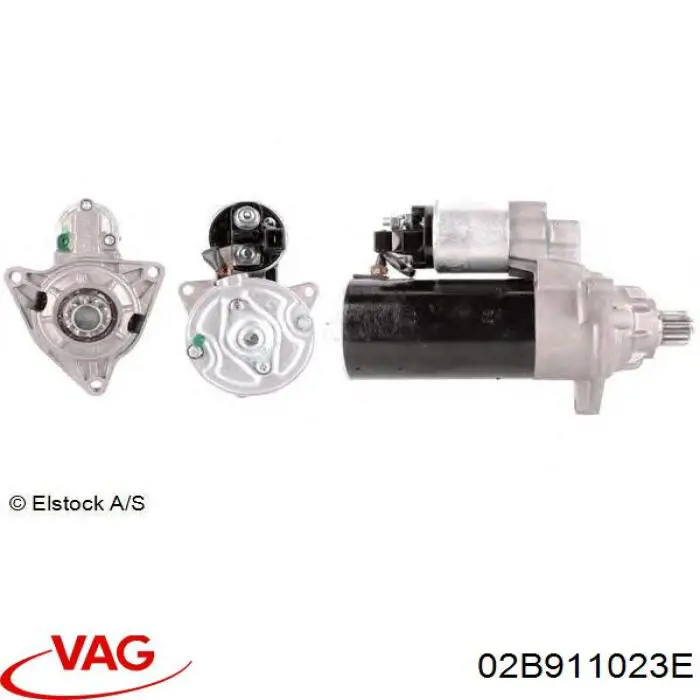 02B911023E VAG motor de arranque