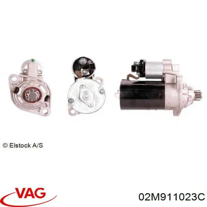 02M911023C VAG motor de arranque