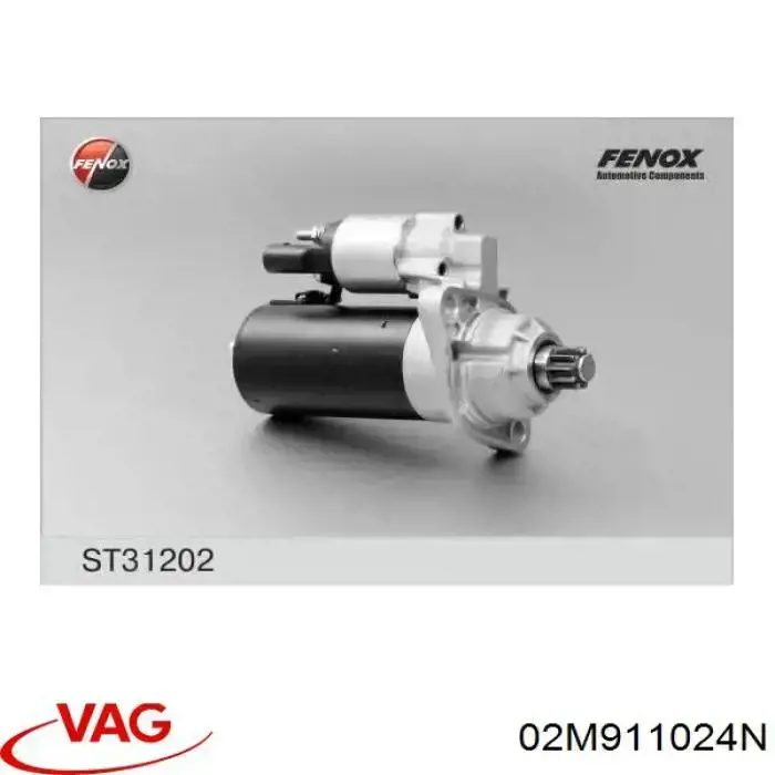 02M911024N VAG motor de arranque