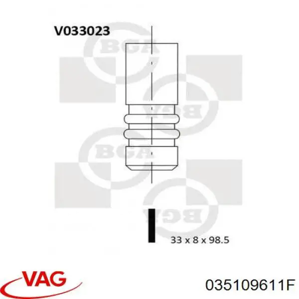  Válvula de escape para Audi 200 44, 44Q