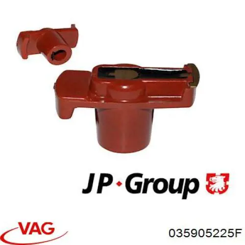 035905225F VAG rotor del distribuidor de encendido